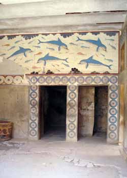 Dolphin Frescos at Knossos