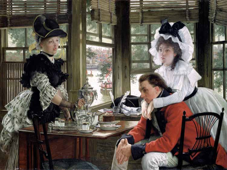 James Tissot The parting